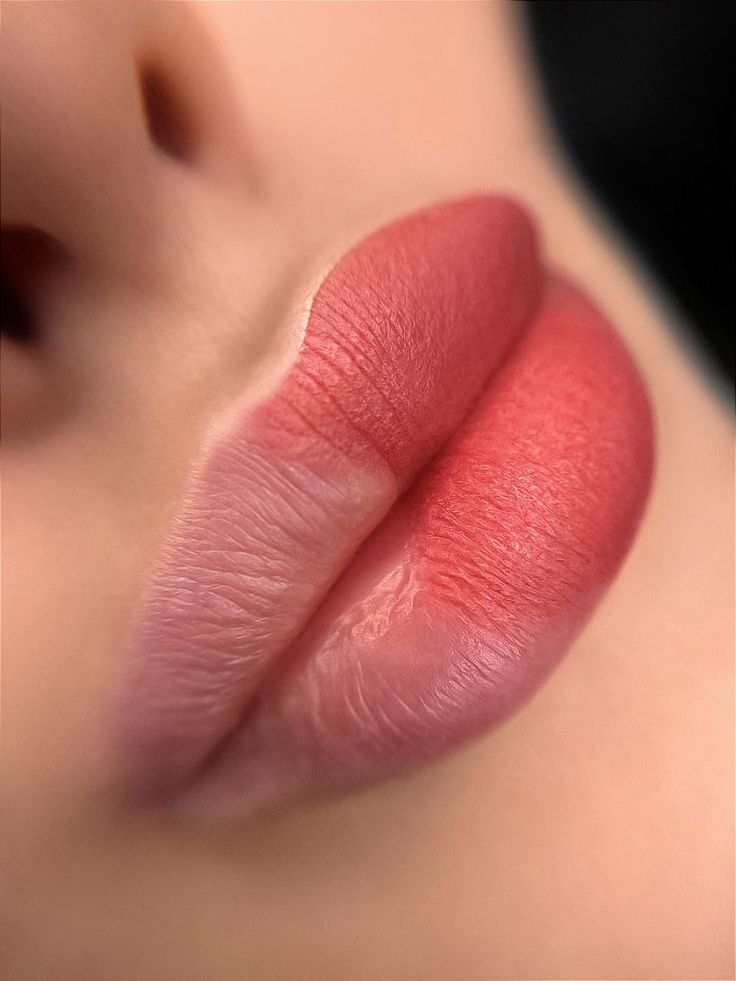 Detalj av Lip Blush-resultat